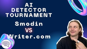 AI Detector Showdown: Smodin vs Writer.com | AI detection tool tournament