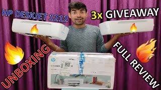 HP DESKJET 1212 Single Function Inkjet Colour Printer Unboxing & First Impressions .YU Technical