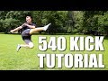 540 Kick Tutorial | Tricking lernen (deutsch / german)