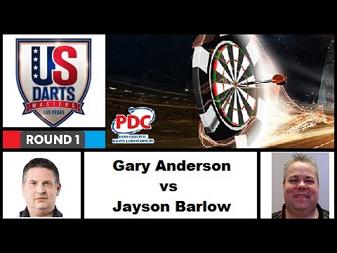 Round 1 [8of8]:Gary Anderson v Jayson Barlow - U.S Darts Masters 2017 HD 1080p darts distance