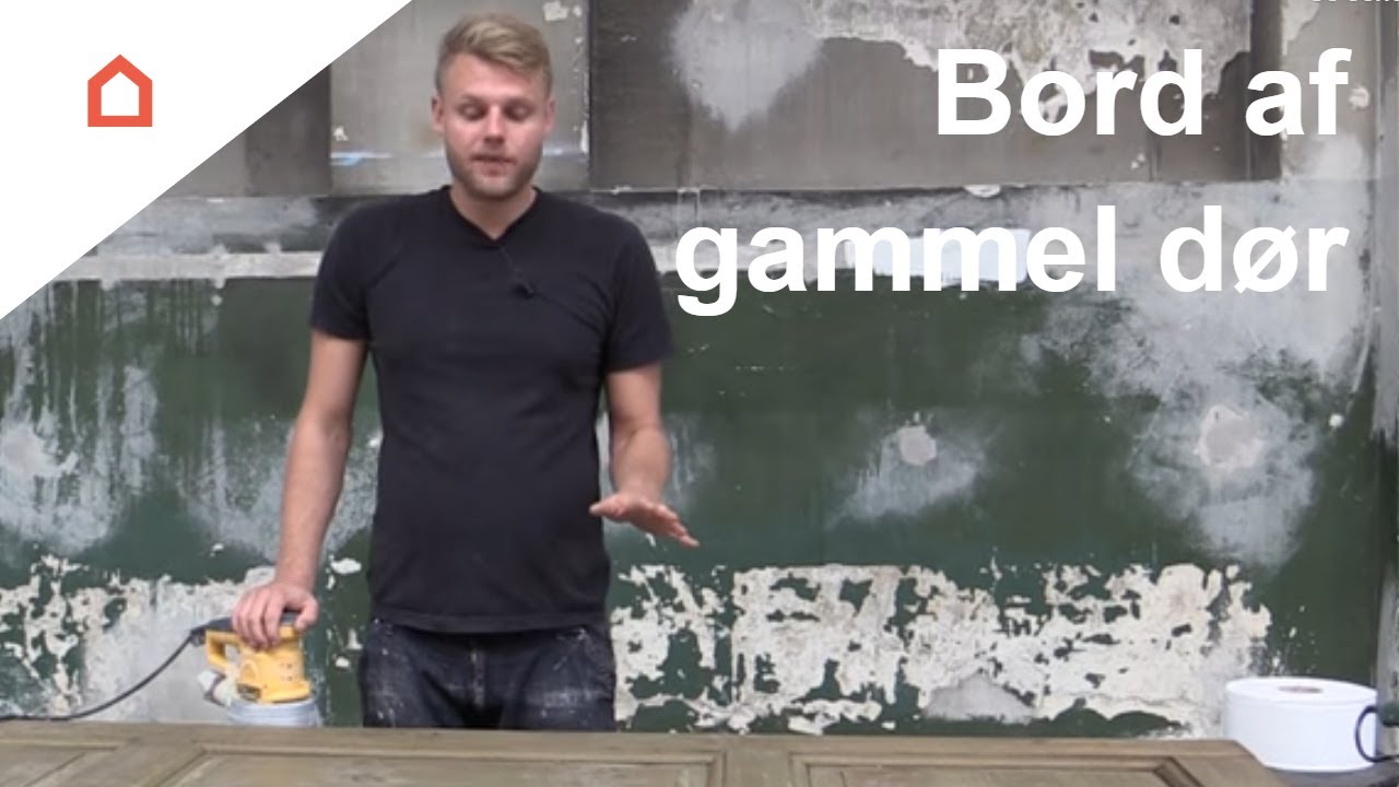 Genbrug: sådan bygger du et bord af en gammel dør youtube