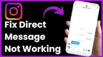 How To Fix Instagram DM Direct Message Not Working !