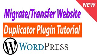 [2021] How to migrate/transfer an Entire Wordpress website using Duplicator plugin to a New hosting by Smart Help Guides - Hindi 399 views 3 years ago 14 minutes, 36 seconds