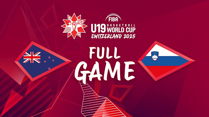 3RD PLACE GAME:  New Zealand v Slovenia | Full Basketball Game | FIBA U19 Basketball World Cup 2025