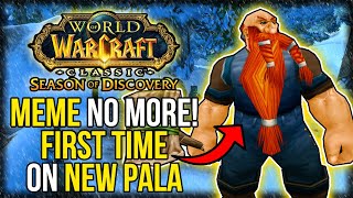 FIRST TIME Season of Discovery Paladin! | Quick News Update | Season of Discovery |  | WoW Classic