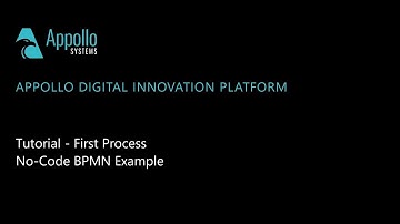 Appollo Digital Innovation Platform - No Code BPMN Example: Process Creation