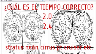 STRATUS NEÓN CIRRUS PT CRUISER ETC MARCAS DE TIEMPO CORRECTO 2.0 2.4