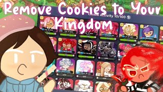 You CAN REMOVE Cookies to Your Kingdom NOW! A Feature in Cookie Run Kingdom