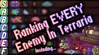 I spent four and a half hours ranking every single enemy that you
could possibly fight in terraria 1.3.5, from blue slime to moonlord.
the tier list spans ...