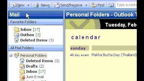 Microsoft Office Outlook 2003 Change the background and layout