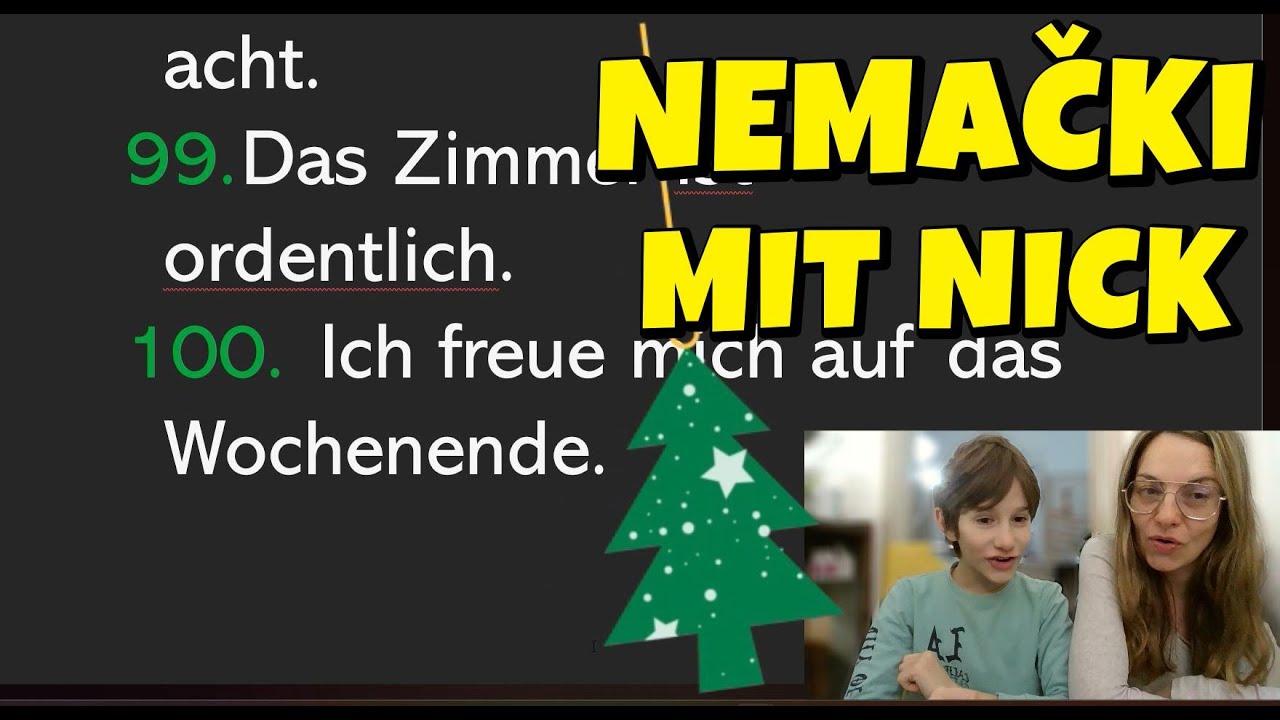 NEMAČKI ZA DECU I ODRASLE - REČENICE ZA KONVERZACIJU