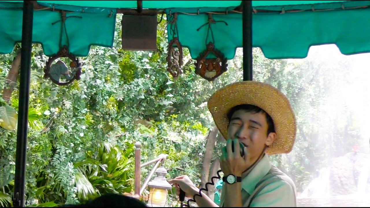 TwT)v ジャングルクルーズ/ 徳田船長、癒しの笑顔 (虎神/編) 2016.10.1