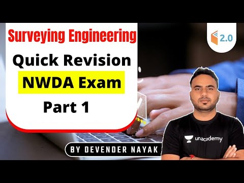 Surveying Engineering | Quick Revision | Part 1 | NWDA Exam | wifistudy 2.0 | Devender Nayak