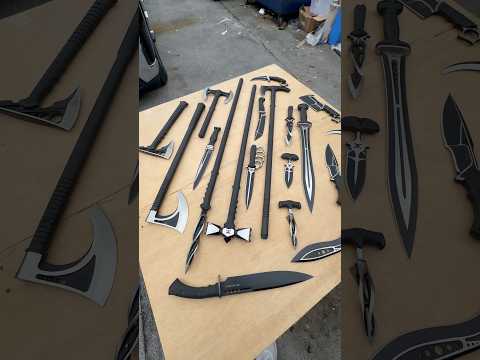What Would You DO WITH THIS Insane Black Knife Set?