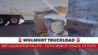 New Walmart Liquidation Pallets have arrived in Visalia, CA