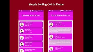 Simple Folding Cell in Flutter || Amazevalley