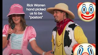 Saddleback "pastors" dress as movie characters as they turn worship of Christ into mockery