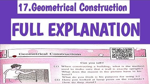 Chapter 17 Geometrical Construction Class 6 | Full Explanation | Maths | Maharashtra state board |