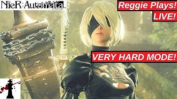 Nier: Automata | Very Hard Mode! Attempt 1 | Trial and Error