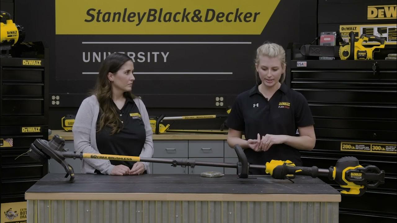 DEWALT 60 V MAX Brushless String Trimmer [DCST970] YouTube