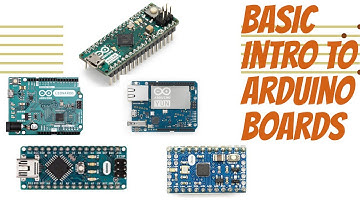 A very basic intro to Arduino boards