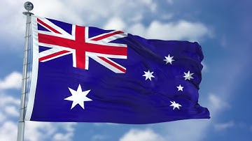 Australia Flag Animation Motion Graphics