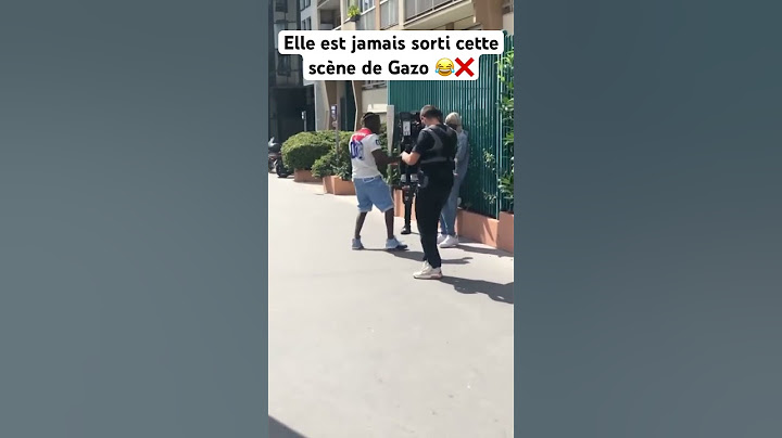 Elle est jamais sorti cette scène de Gazo 😂❌