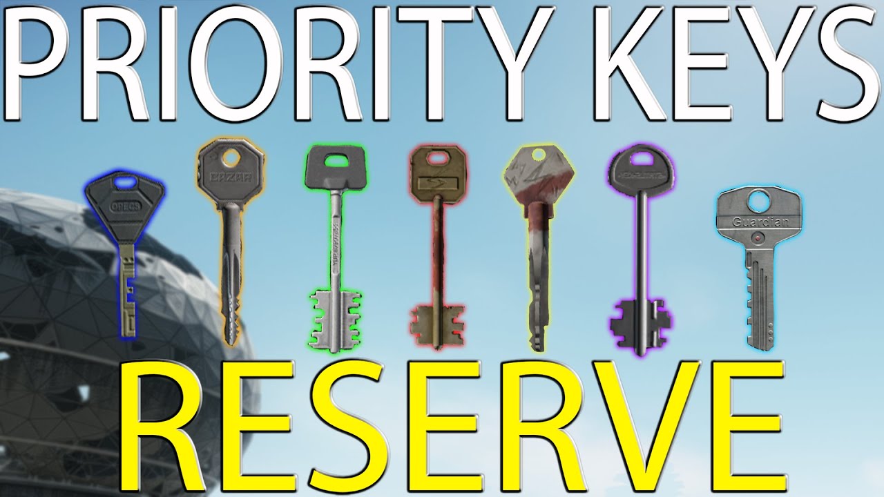 Reserve Priority Key Guide Escape From Tarkov Youtube