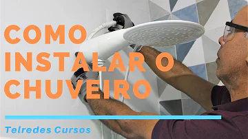 Como esconder a fiação do chuveiro?