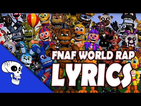 FNAF World Rap LYRIC VIDEO by JT Music   Join the Party