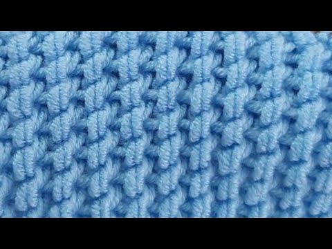 Super easy only 2 rows repeat Knitting pattern. - YouTube