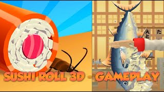 Sushi Roll 3D 🎮 GAMEPLAY TRAILER (Android/iOS) screenshot 5