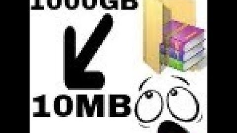 How to Make Highly Compressed File [1000mb to 10MB] With Rar || TECHNICAL JUTT