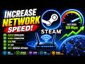 Increase Steam Download Speed 🚀 | Boost Network Speed &amp; Fix Slow Downloads (100% Working)