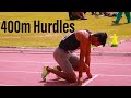 400m hurdle man final  punjab state under 23 athletics championships 2021  war hero stadium