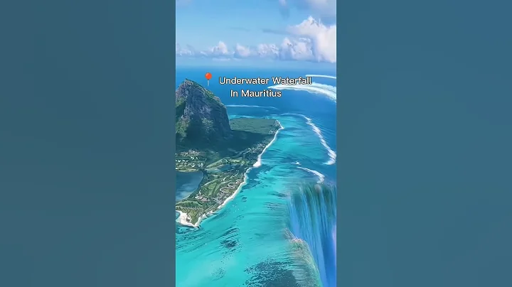 Don't Believe it Until You See it! Underwater Waterfall in Mauritius Island Will Shock You #shorts - DayDayNews