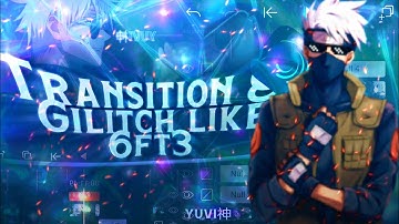 How To Make - Transitions + Glitch Like @6ft3 Tutorial | Alight Motion📱*Free Preset*