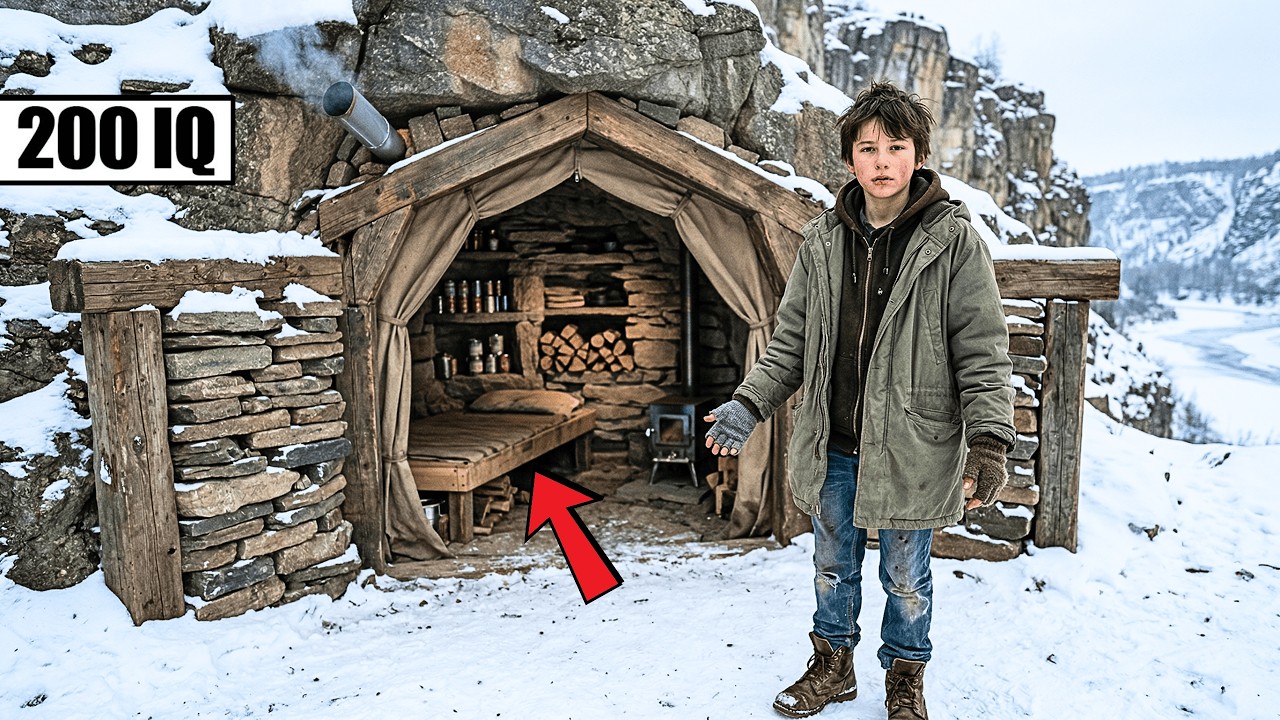 Kicked Out at 13… He Build A Cave Mansion — It Saved the Whole Town From the Blizzard