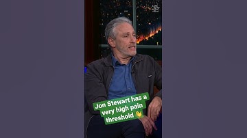 Thumbnail of #Colbert slaps #JonStewart #shorts