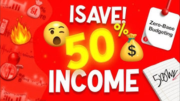 SAVE 50% INCOME| With ZERO Budget Plan #savemoney