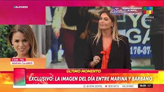 Marina Calabró rompe el silencio en A La Tarde: &quot;Yo lo amo a Barbano&quot;