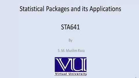 STA641 LECTURE 8