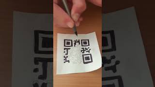 i draw qr code by hand