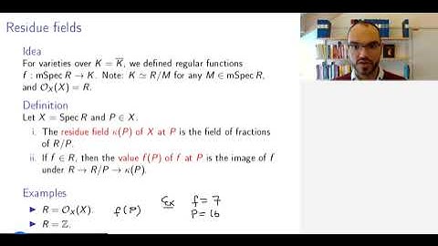 16.1 Affine schemes: the underlying space (Commutative Algebra and Algebraic Geometry)