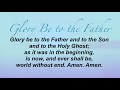 Glory be to the father united methodist hymnal 70