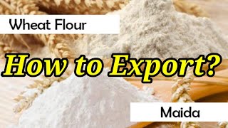 How to Export Wheat Flour From India| Maida Export from India| Atta Export from India complete video