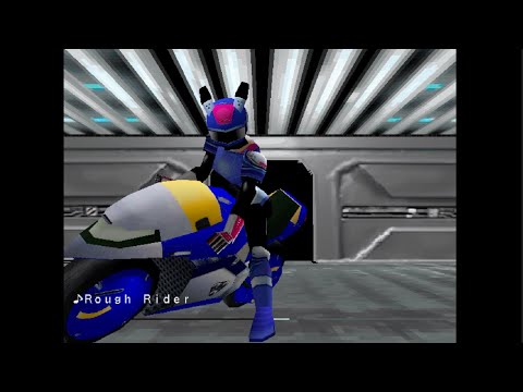 Cyber Cycles 1995 NAMCO Arcade 60fps GREEN HILL Rough Rider 