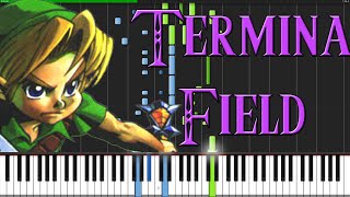 Termina Field - The Legend of Zelda: Majora's Mask [Piano Tutorial] (Synthesia) chords