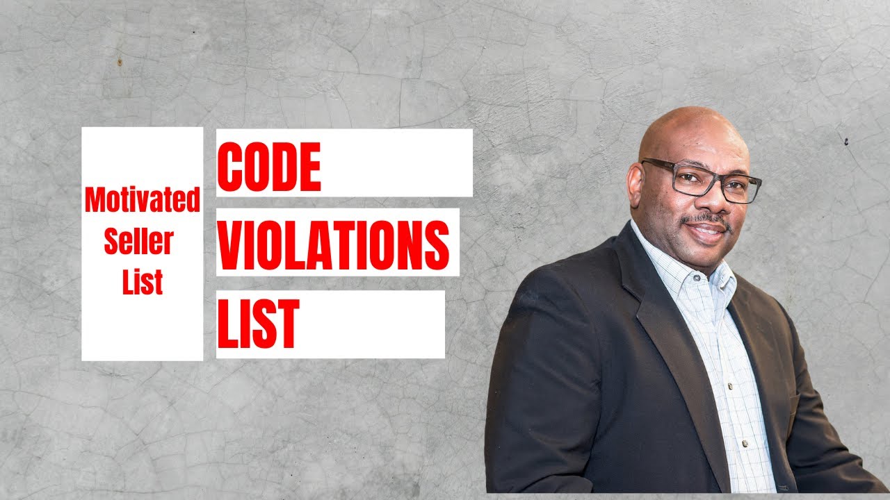 Property Code Violations List For Real Estate Investors - How Do You Find The List?