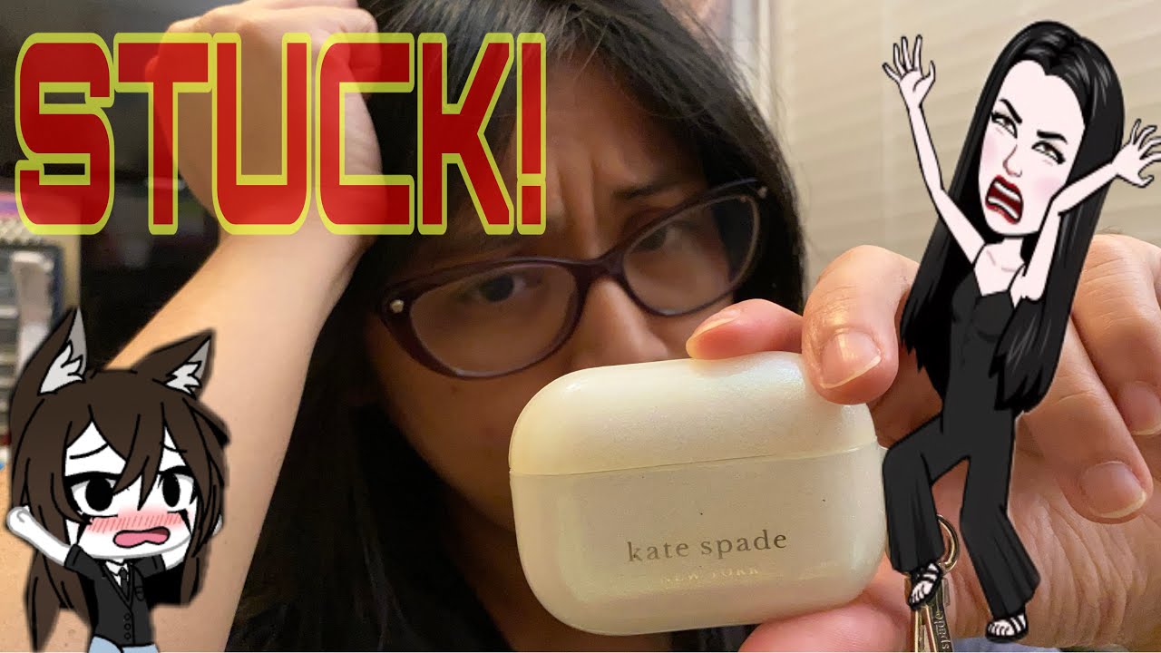 REMOVE STUCK APPLE AIRPODS FROM SILICONE CASE IN LESS THAN 15 SECONDS +  TRICK - YouTube